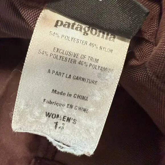 Patagonia Womens Vintage Pants Cargo Straight Leg Brown 14 Y2K Outdoor - Picture 7 of 10